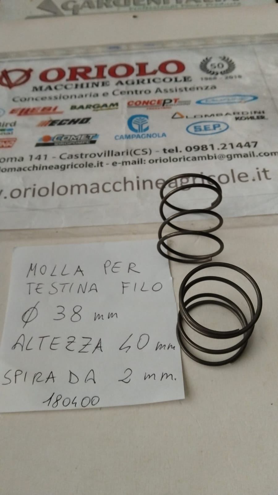 MOLLA PER TESTINA FLASH